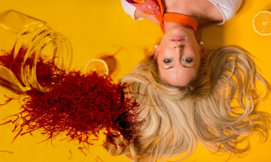 Is saffron considered a powerful ingredient for having healthy hair?